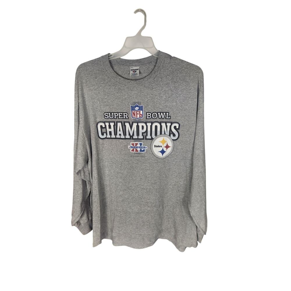 Pittsburgh Steelers long sleeve T men's 2X
